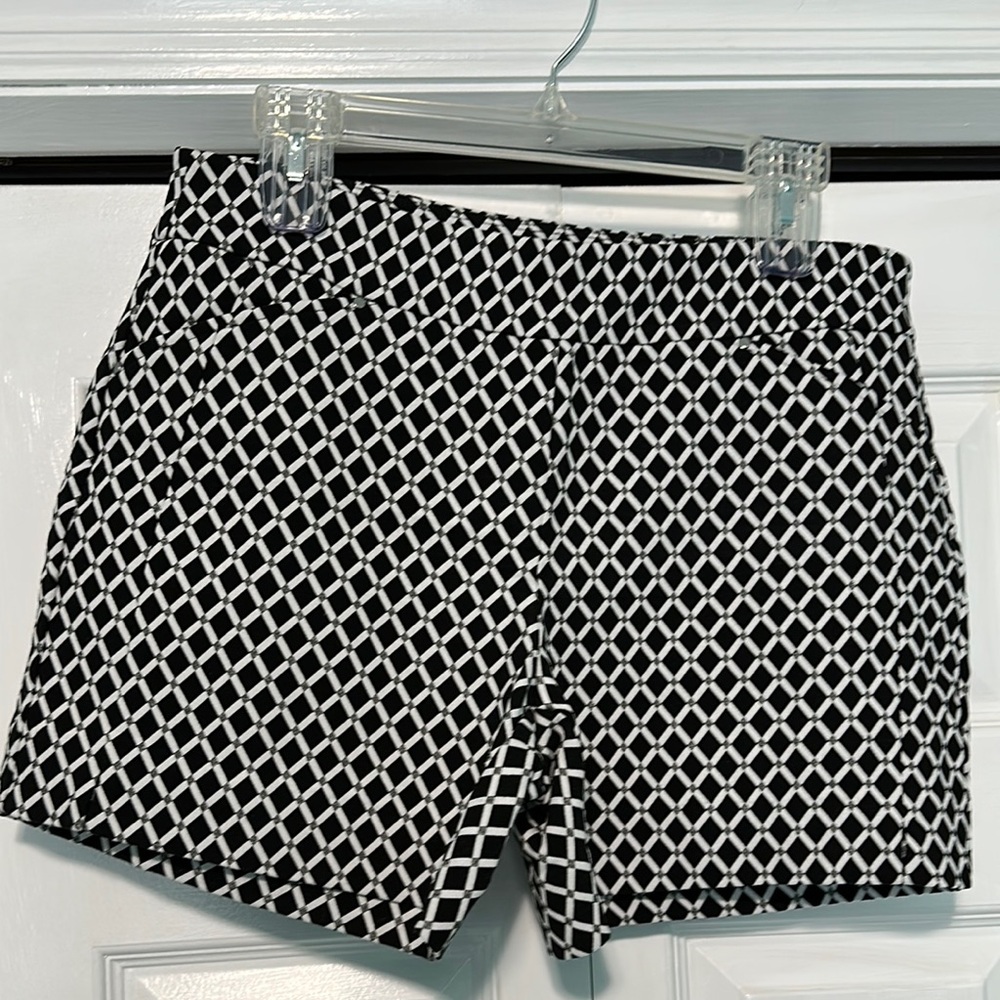 INC International Concepts Black and White Women's Shorts